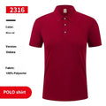 Ice silk polo shirt with advertising logo pattern in multiple colour options
