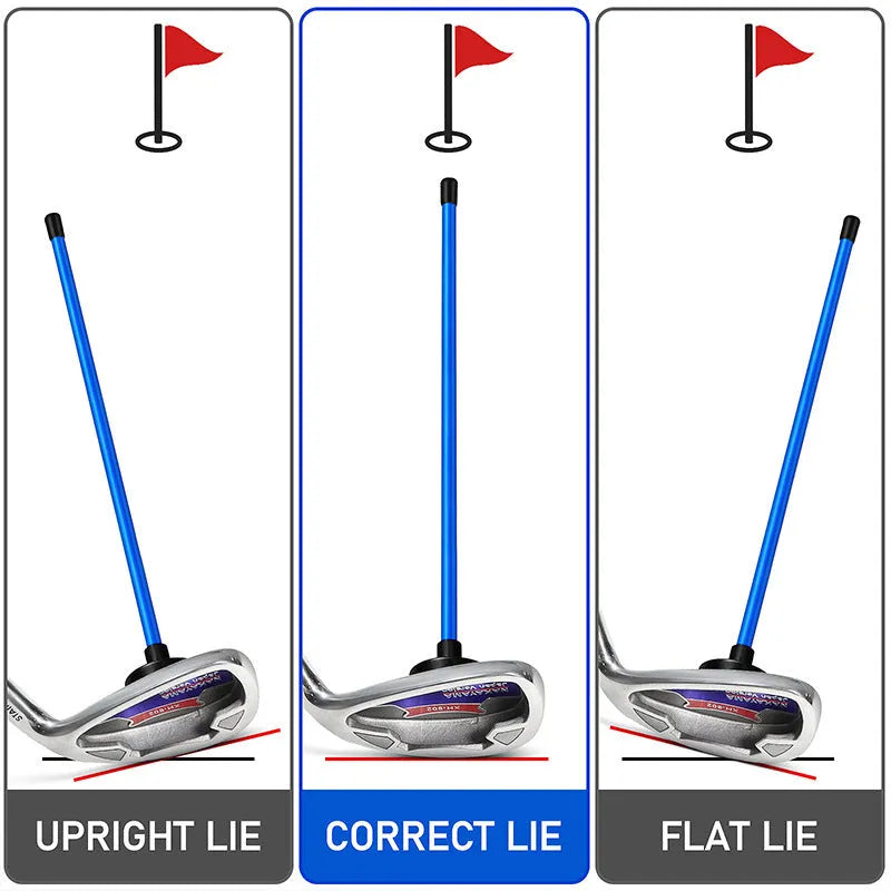 Aluminium alloy golf swing alignment trainer with magnetic baseball bar design in red colour