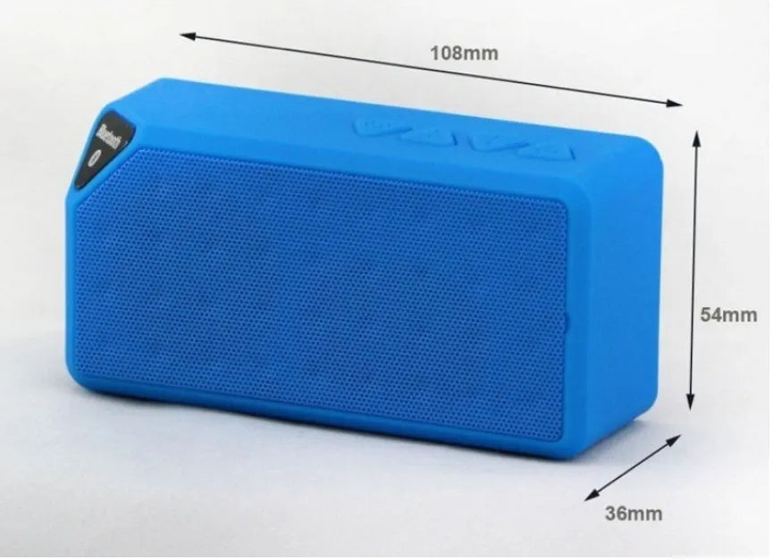 Cannon X3 wireless Bluetooth portable speaker in mini block design with magic cube aesthetic