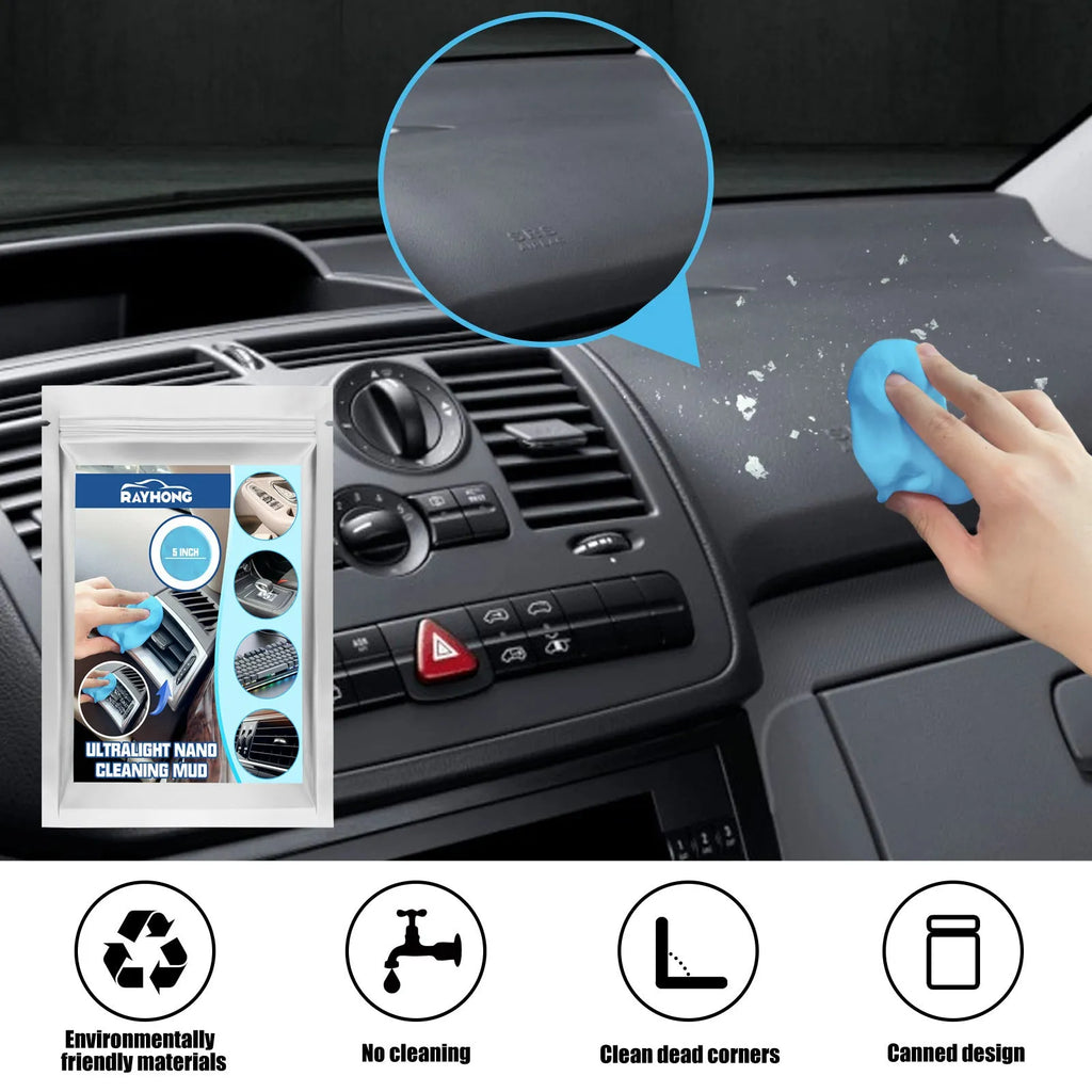 20g car cleaning mud putty for interior gap and vent dust removal, 15cm by 10cm size