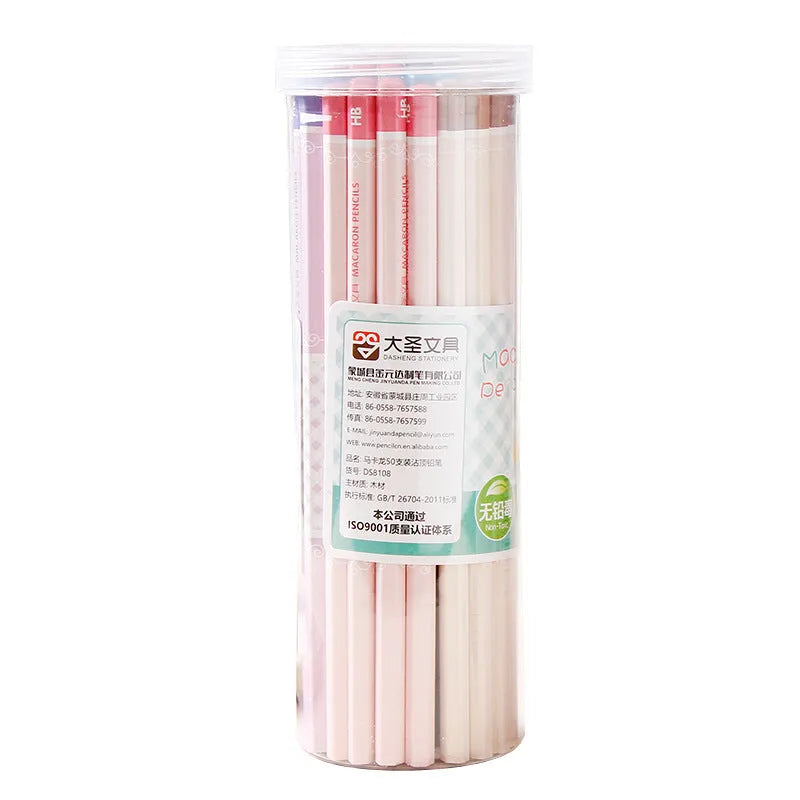 Basswood six-angle thermal transfer pencil with HB hardness for technical drawing applications