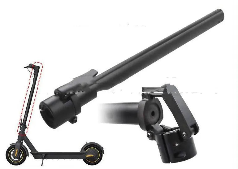 Black folding upright pole replacement accessory for Nanbo No. 9 electric scooter
