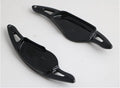 ABS carbon fibre steering wheel paddle shift interior modification kit in multiple finish options