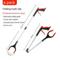 Blue plastic and aluminium alloy trash folder clip pliers for organising materials.