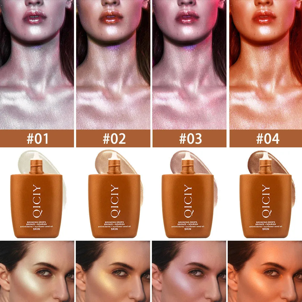 30ML face and body contouring liquid in four shade options for natural brightening