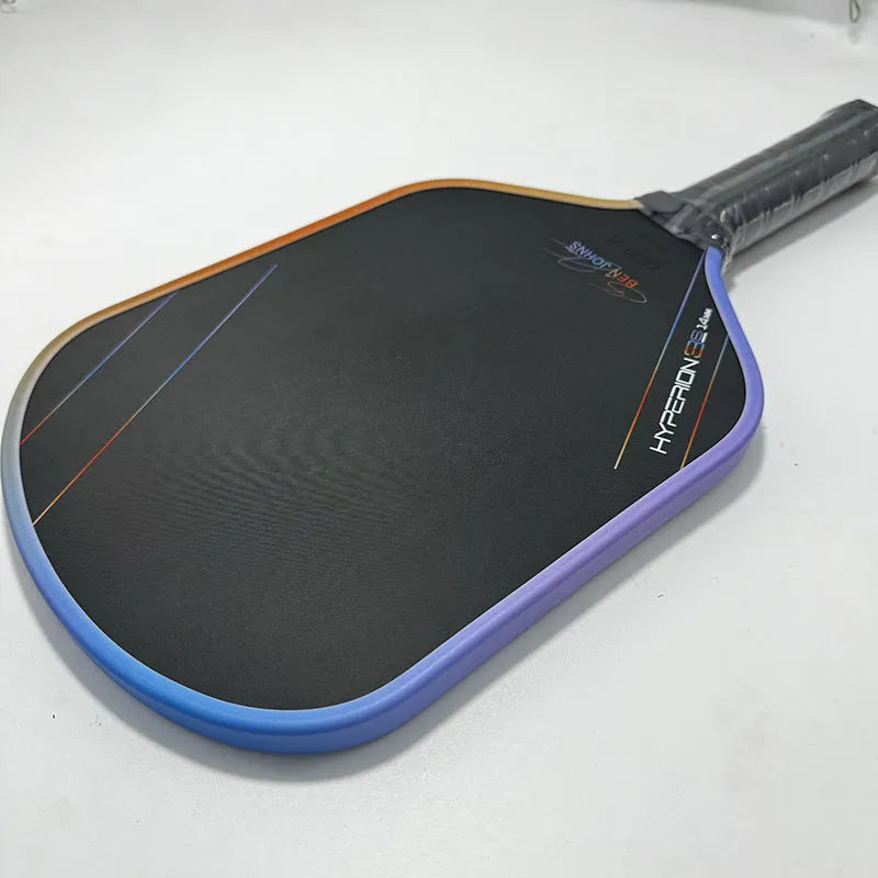 Aurora Multicolor Hyperion 3s pickleball racket with T700 carbon fibre construction and colour integrated matte surface