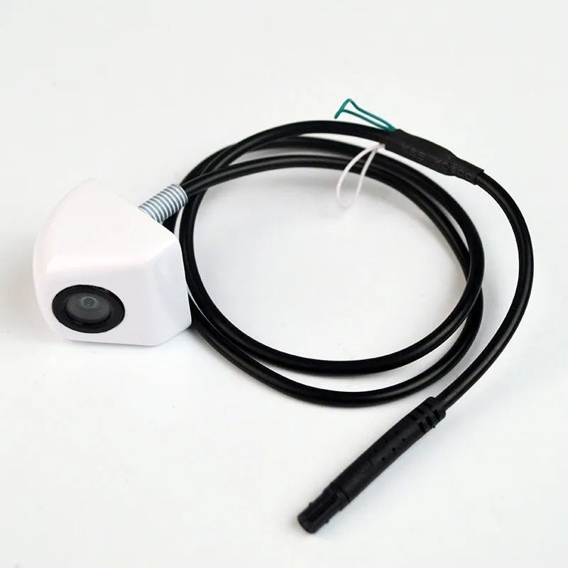 Car rearview camera with metal housing and screw mounting for waterproof reversing assistance