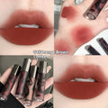 Lava Secret Matte Lip Mud Lipstick in 3.2g tube with no stain formula, shown in five colour shades.