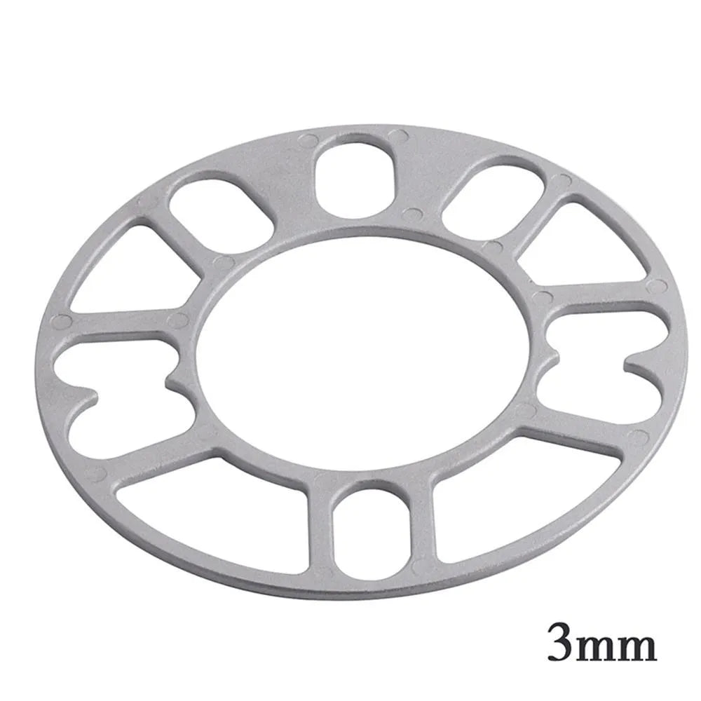 Aluminium hubcentric wheel spacer gasket for car brake caliper clearance