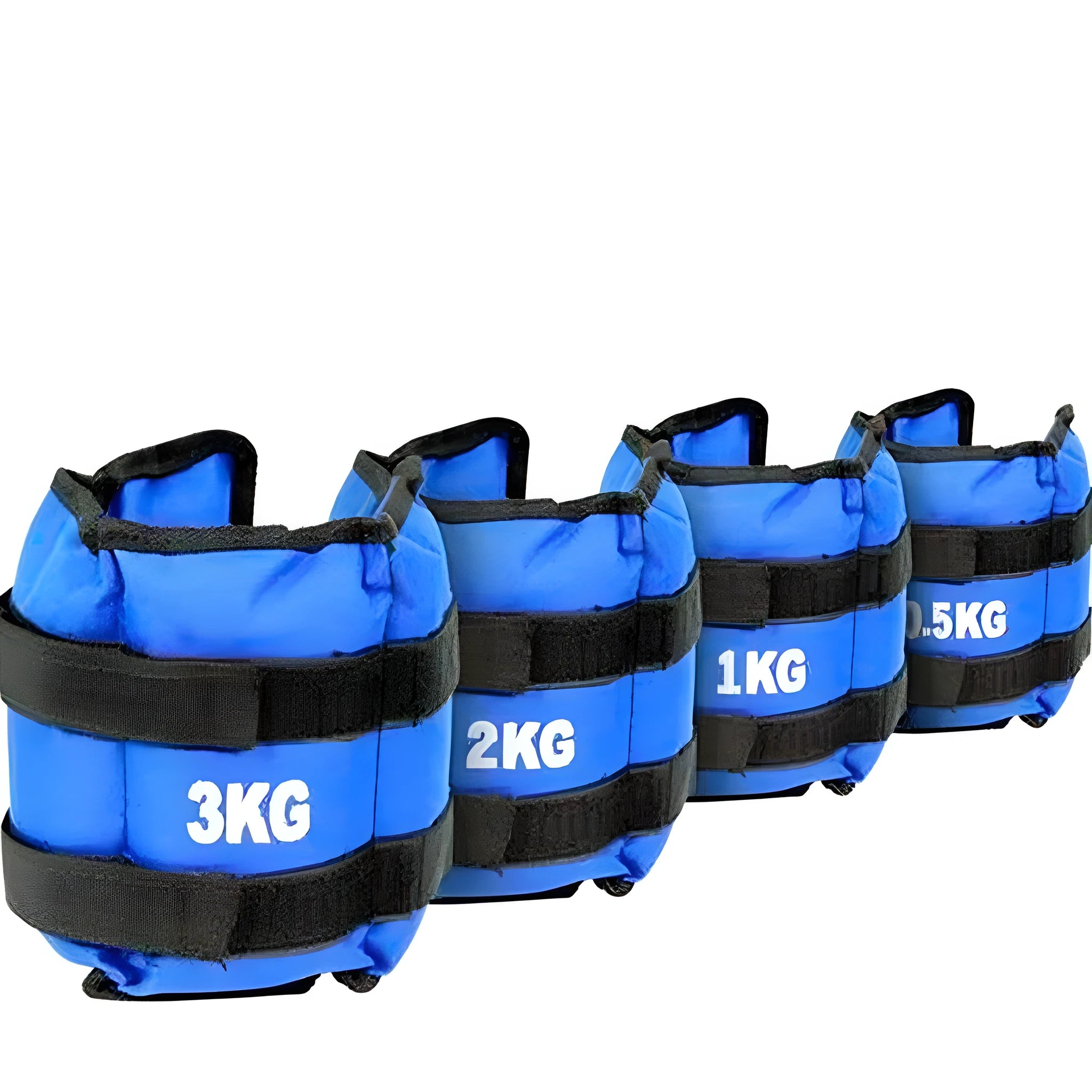 Pair of Oxford cloth legging sandbags for track and field running training in six weight options