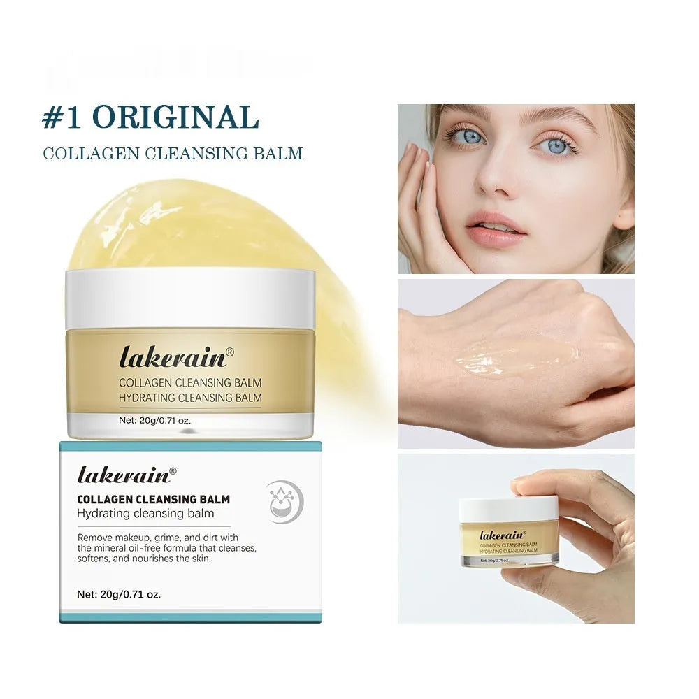 Rose fragrance makeup remover cleansing cream 20g container for facial and lip cleansing