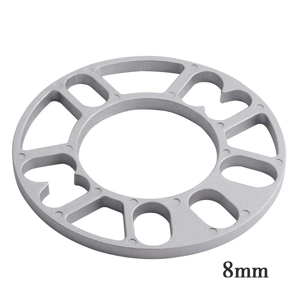 Aluminium hubcentric wheel spacer gasket for car brake caliper clearance