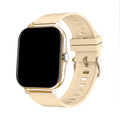 Smart watch with 1.44-inch touch screen showing interface, on a silicone wrist strap.