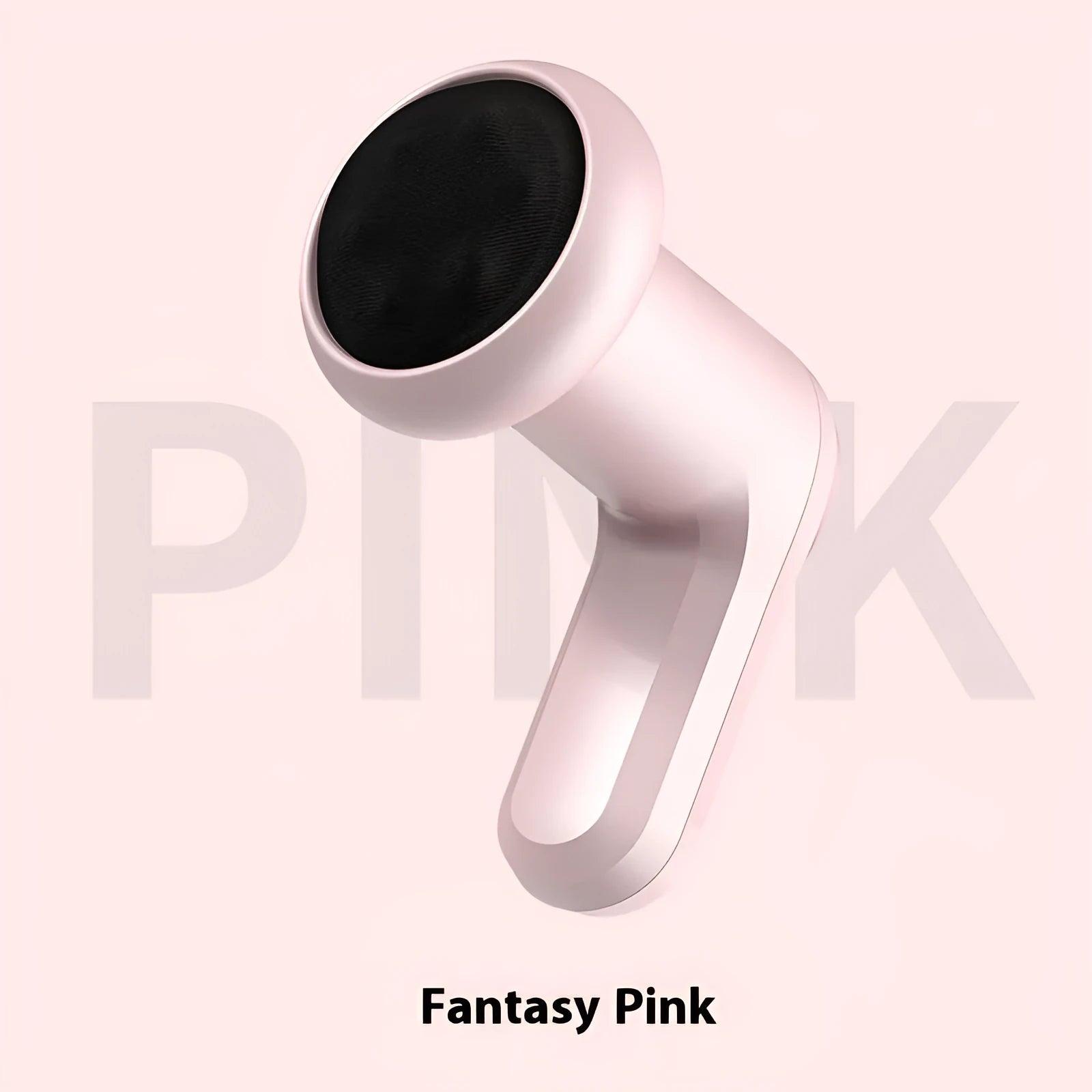 USB electric massager handheld unit in pink, white, or black for spine and back massage