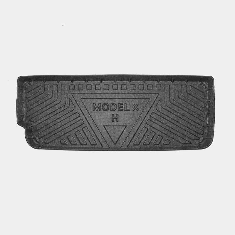 Tesla Model X waterproof rubber floor mats and boot liner for left-hand drive vehicles