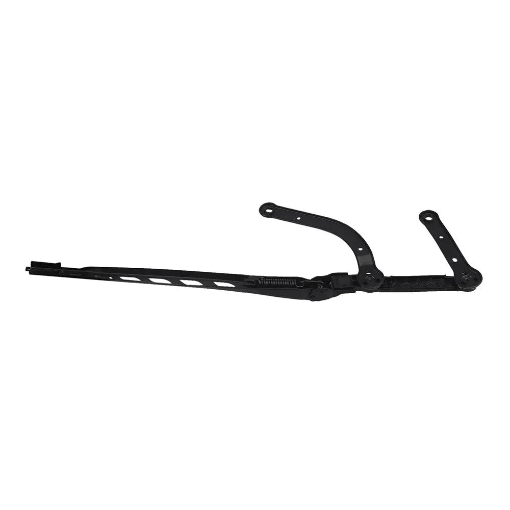 Steel front right windshield wiper arm for BMW 5 Series E60 showing mounting point and arm structure