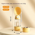 Portable dog water bottle and food container in yellow colour for outdoor pet travel