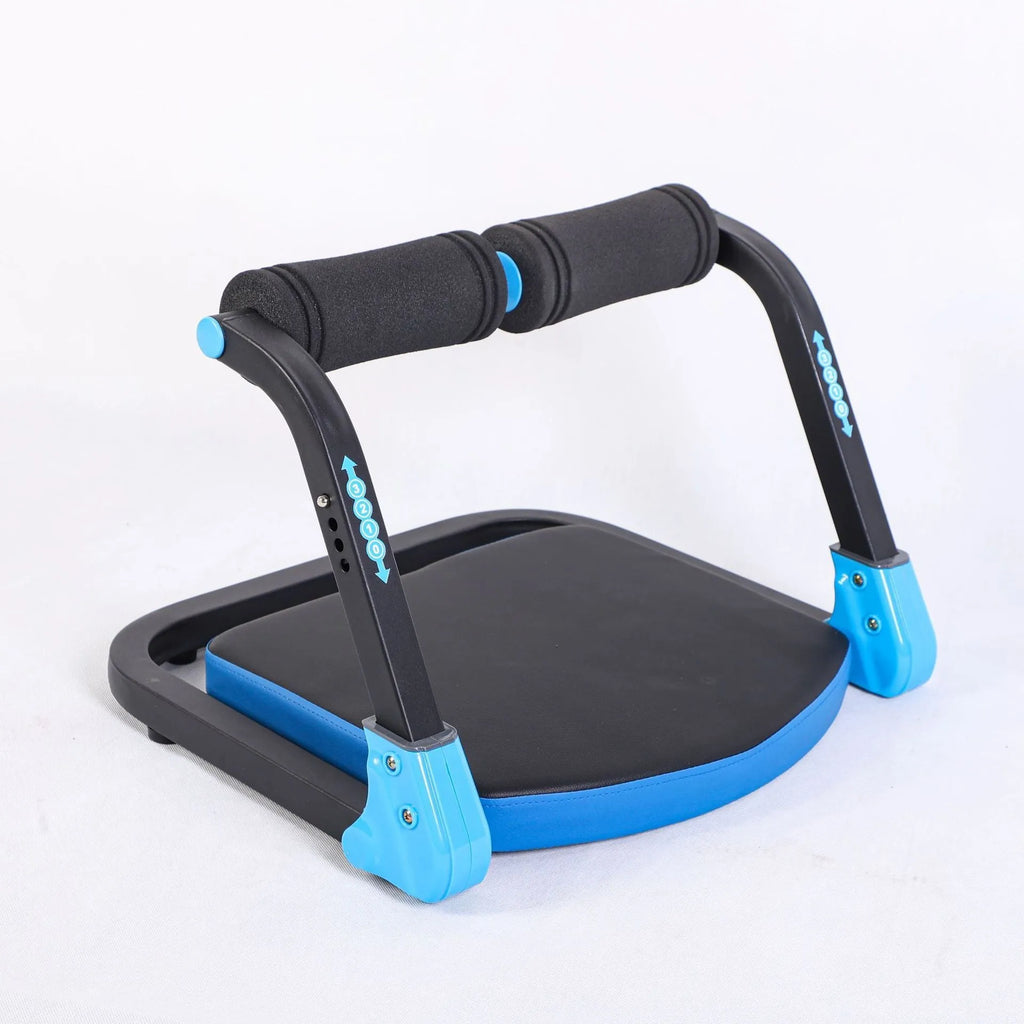 Household mini multifunctional abdominal device in sky blue or red colours for fitness training