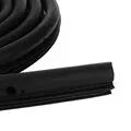 Black rubber sliding door seal for Toyota Hiace High Roof 2005 models, 5 metre length