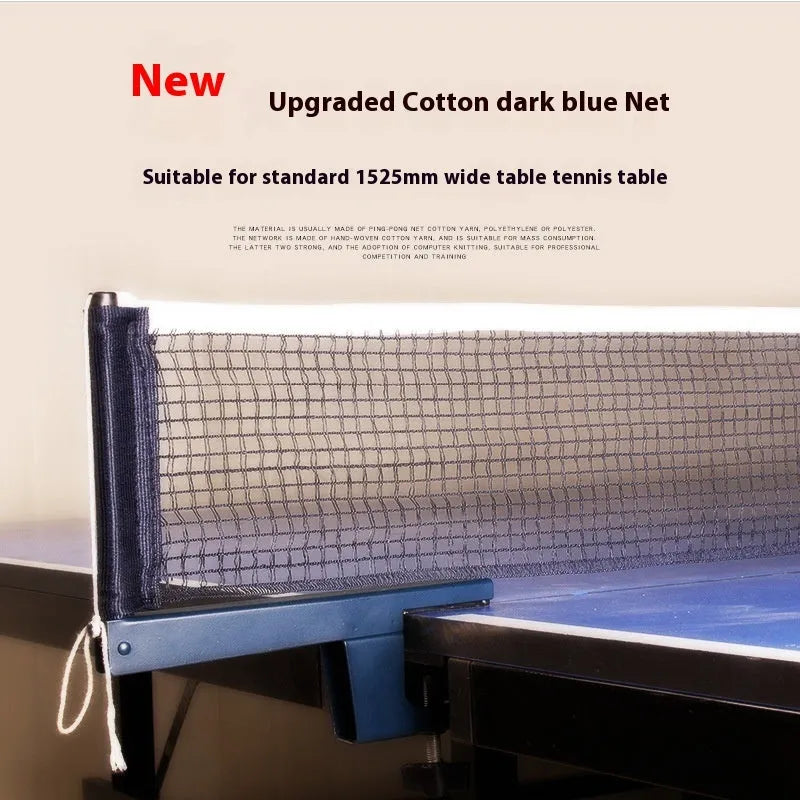 Universal large clip table tennis net post set for indoor tables