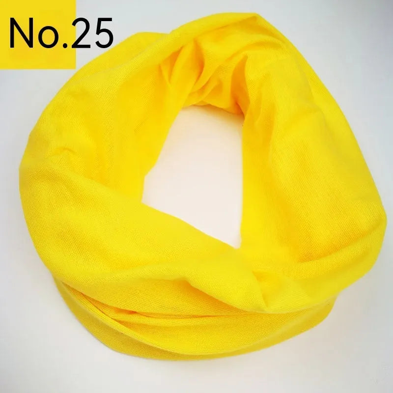Seamless polyester headscarf for outdoor sports in multiple colour options