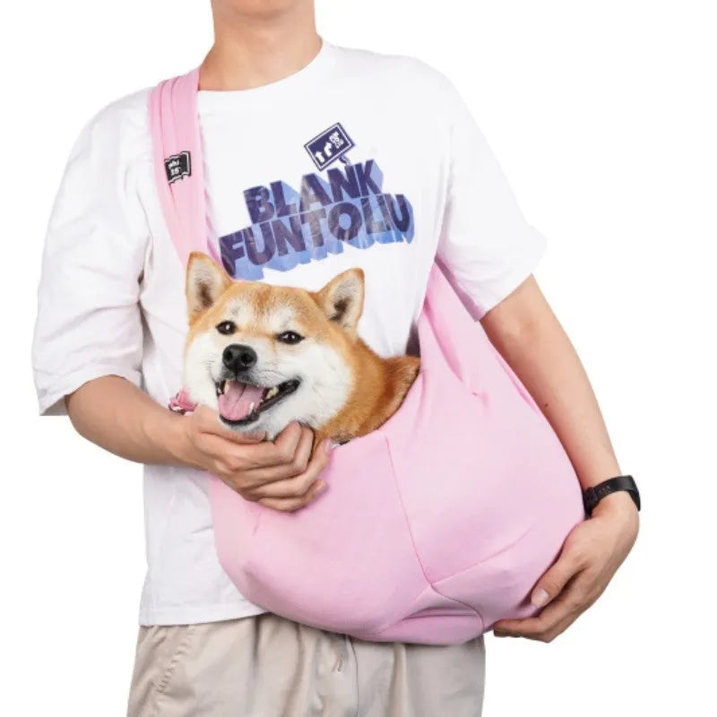 Cat-themed messenger bag folded and unfolded showing multiple compartments and adjustable shoulder strap
