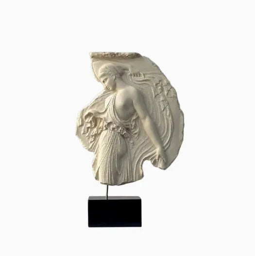 Italian-style wine goddess ornament in synthetic resin and plastic, modern simplicity design, 21cm tall