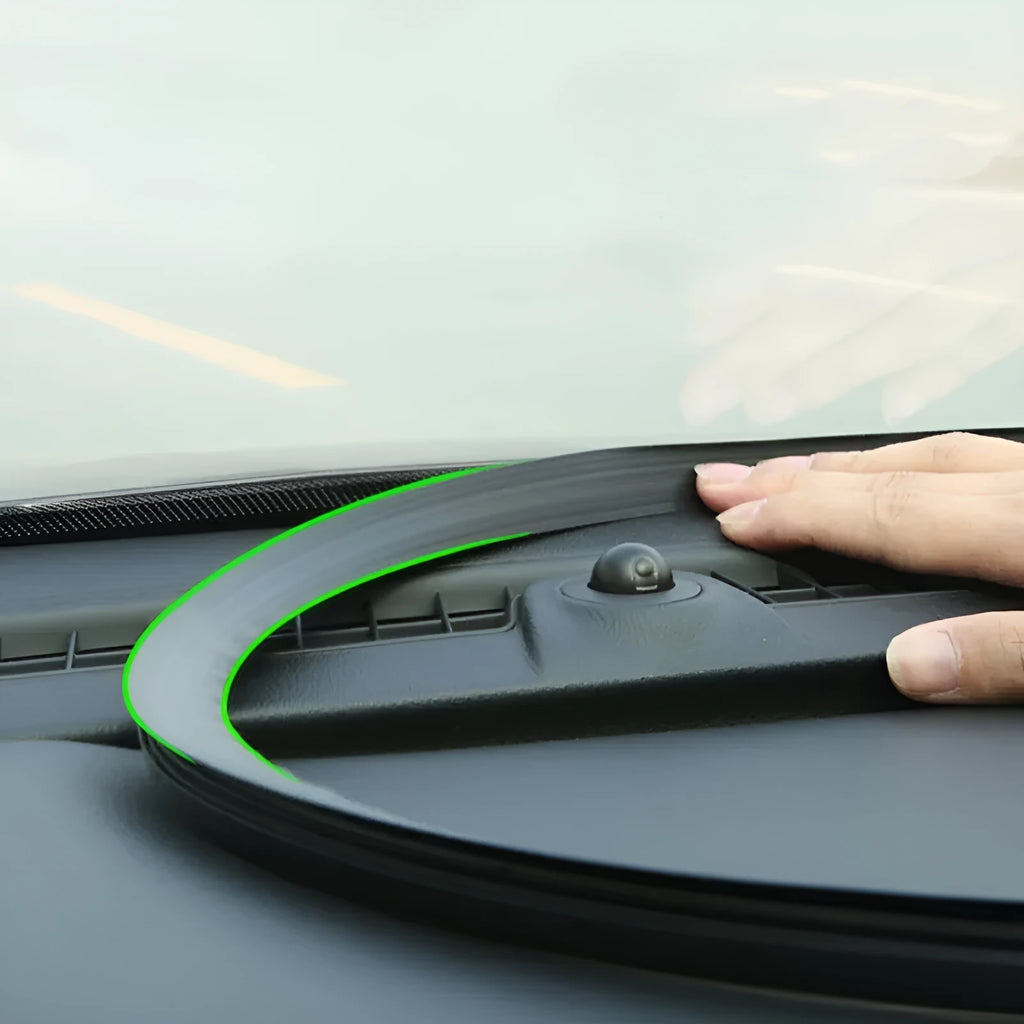 Outlander dashboard soundproof seal strip showing 1.6 m silicone strip with six-card slots