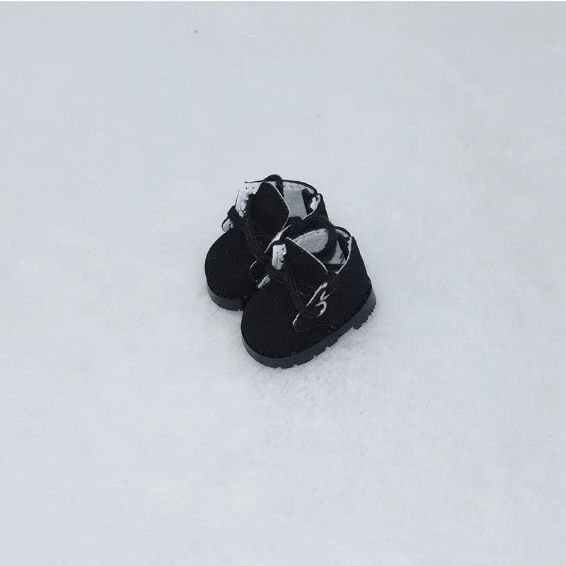 17CM doll replacement shoes in multiple styles including black boots and leather designs