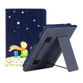 Kindle Paperwhite 11 leather case with wrist bracket showing calf leather exterior