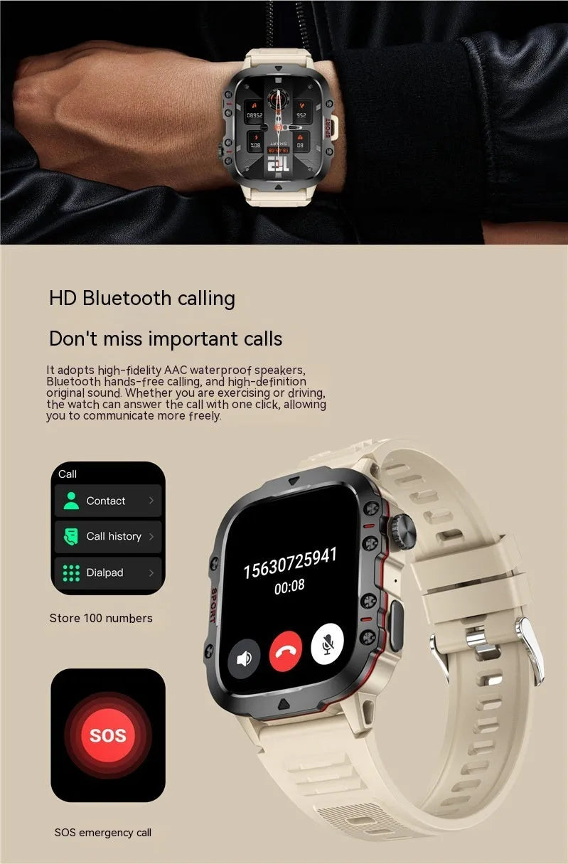 QX11 Smart Bluetooth Watch with zinc alloy case and TFT touchscreen display.