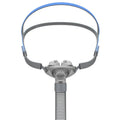 Ventilator nasal pillow mask with silicone cushion and thickened adjustable headband for CPAP therapy
