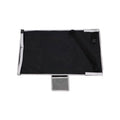 Portable blue children's aircraft pedal seat extender with extension device and drawstring pocket