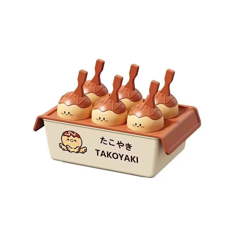 Plastic octopus balls ice cream mould for homemade takoyaki-style frozen desserts