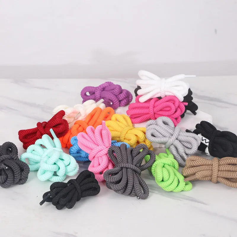 Oval 1.0cm wide polyester adapter rope in multiple colours for sweatshirts, hats, and sneakers.