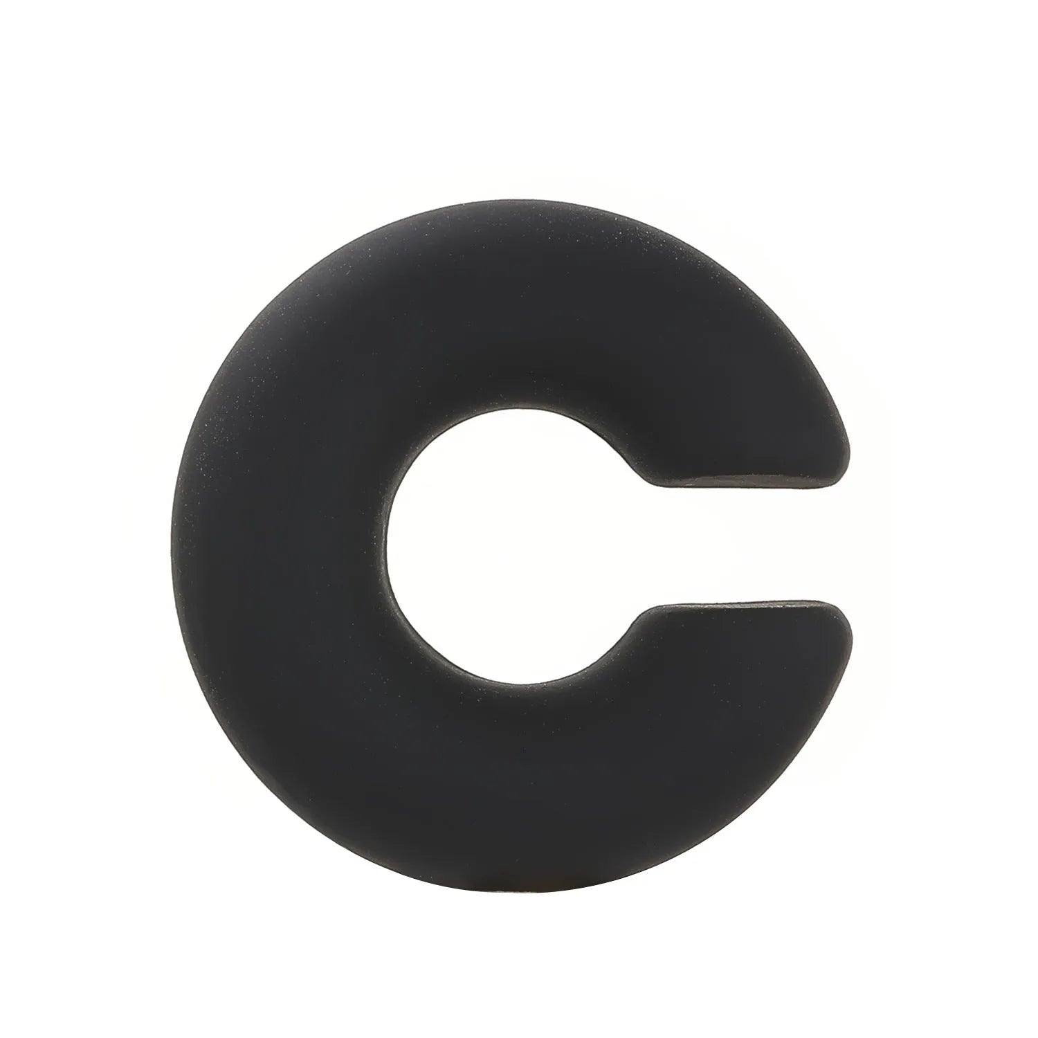 Matte finish geometric C-shaped clip-on earrings in candy colours for women without pierced ears