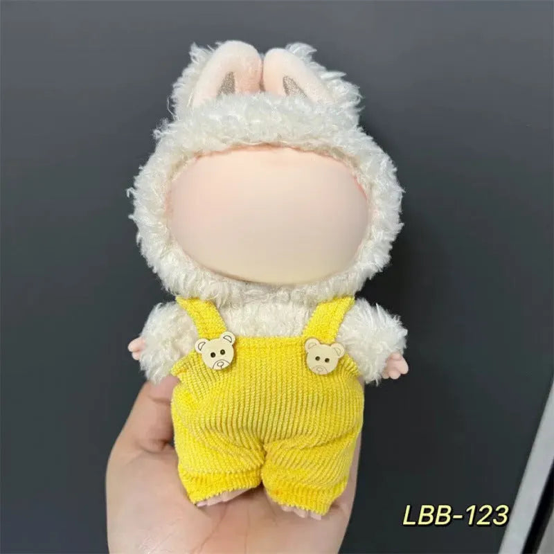 Plastic doll costume for 17cm vinyl figurines with LBB series style options