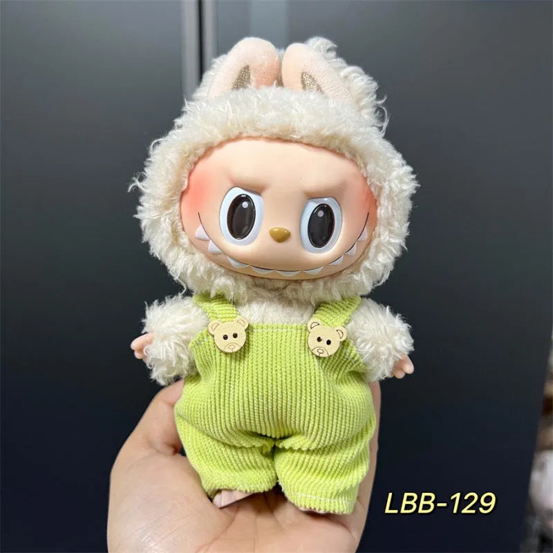 Plastic doll costume for 17cm vinyl figurines with LBB series style options