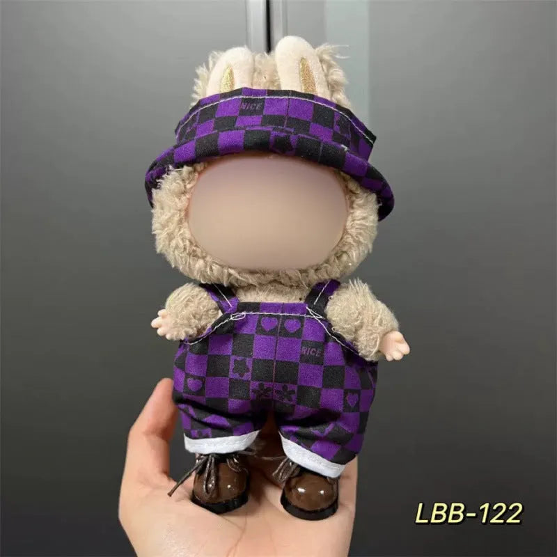 Plastic doll costume for 17cm vinyl figurines with LBB series style options