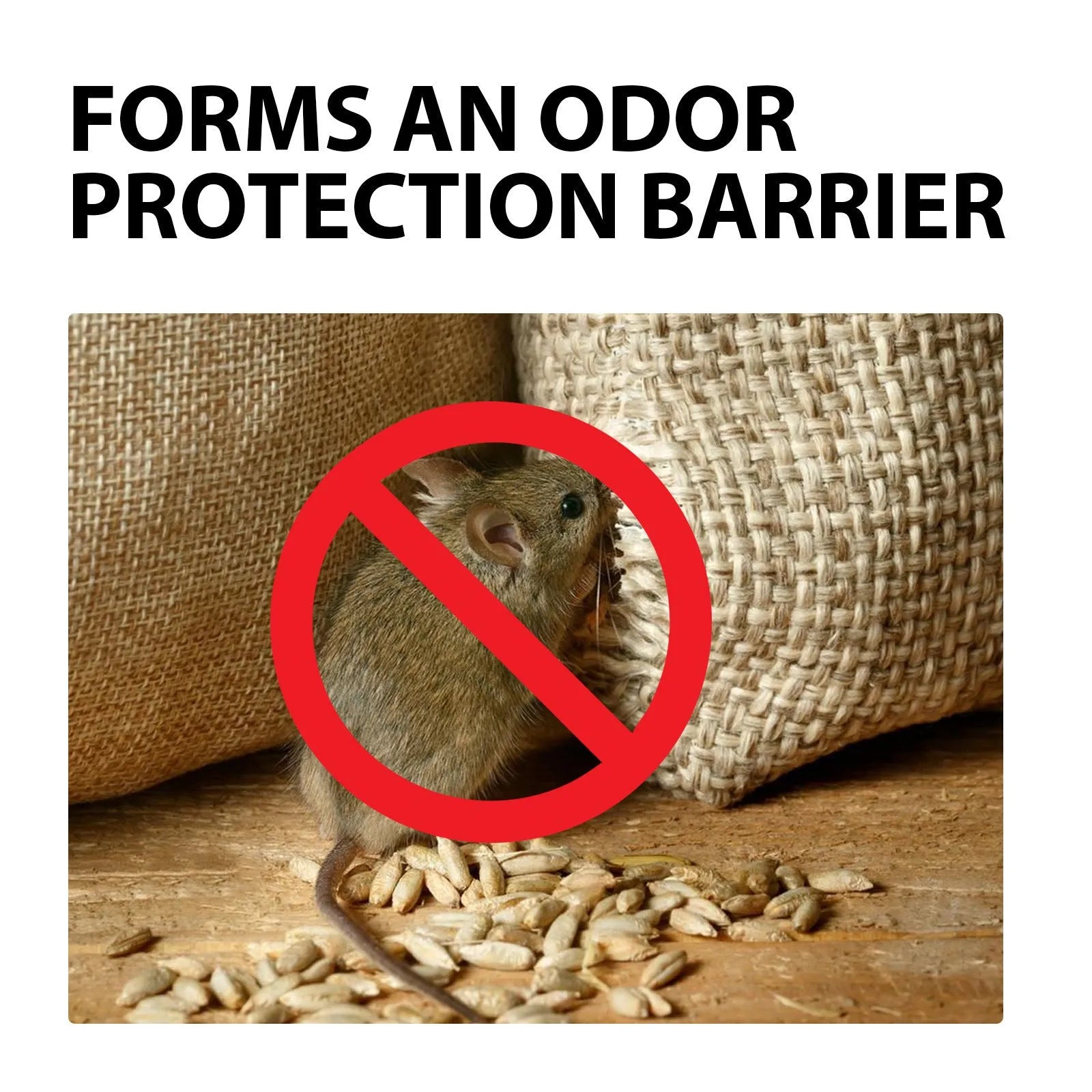 60 ml natural rat repellent spray bottle with clove and peppermint oils for home and car use