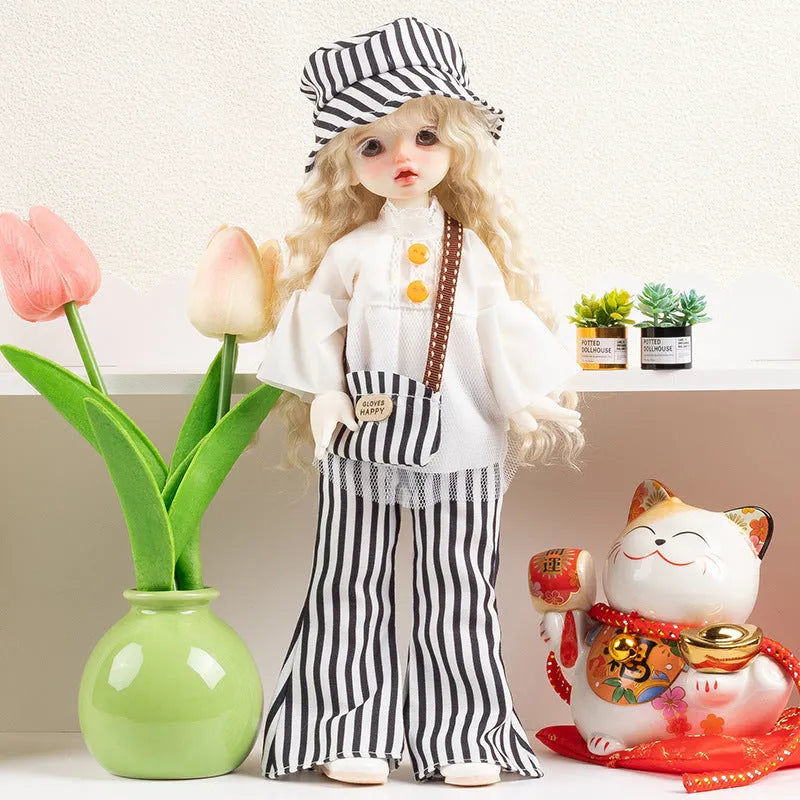 French luxury doll clothes set in 10 colour patterns for teenage dolls aged 7-14 years
