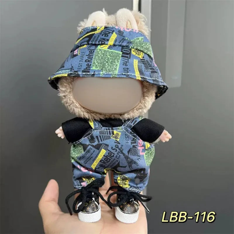 Plastic doll costume for 17cm vinyl figurines with LBB series style options