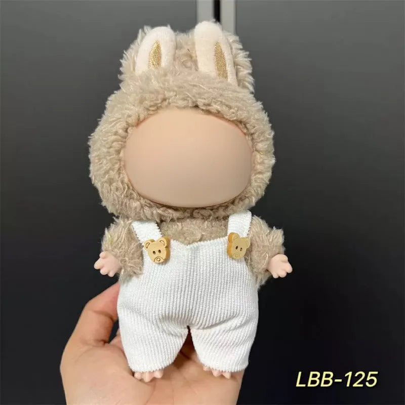 Plastic doll costume for 17cm vinyl figurines with LBB series style options