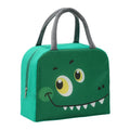 Children's insulated lunch box bag with cartoon character design and aluminium foil lining