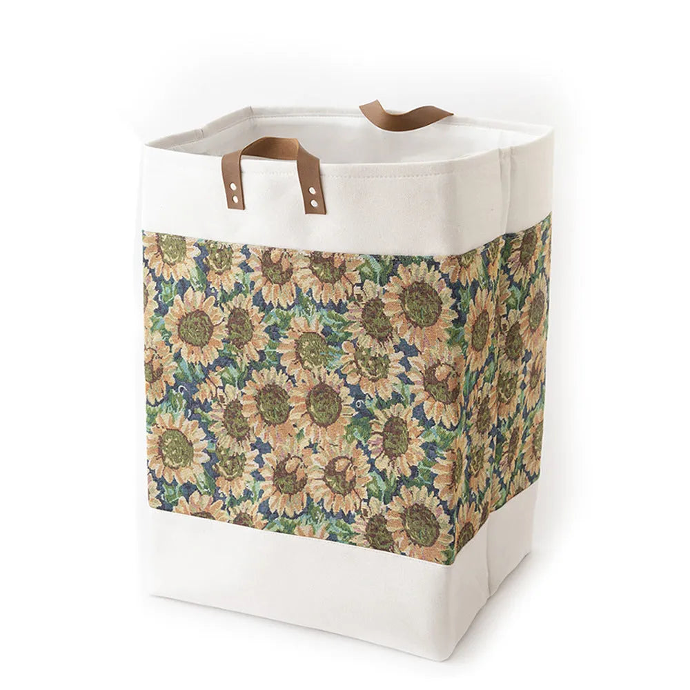 35x35x55cm fabric storage box with handles in various colour options for clothes and quilt organisation
