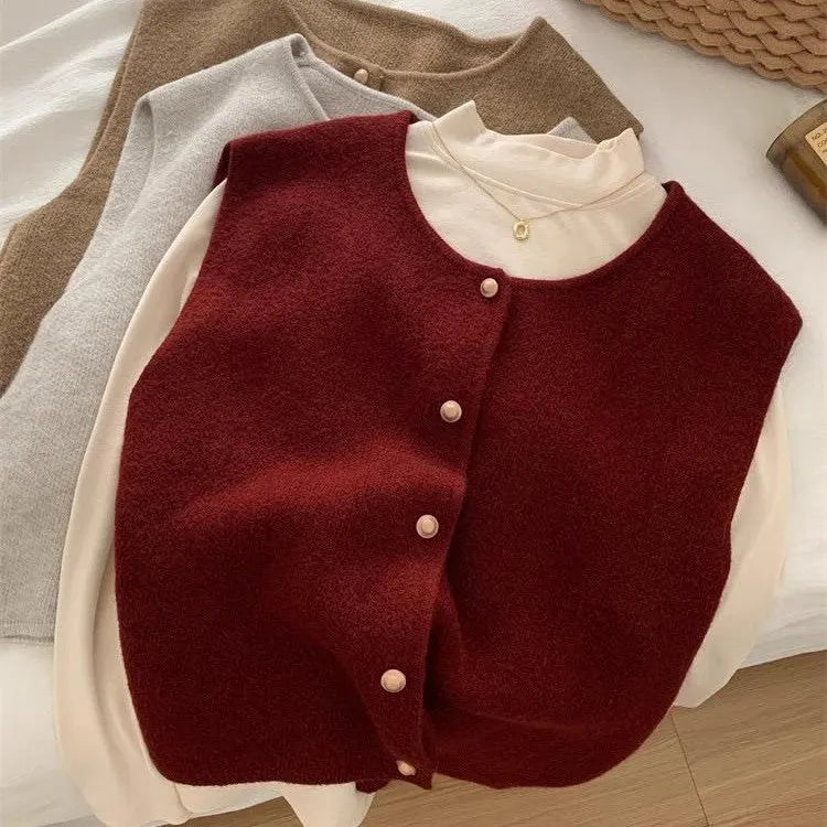 Men's thin polyester half-sleeve vest in smoky grey casual commuting style
