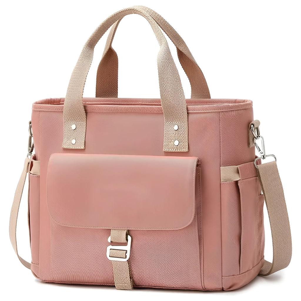 Cube style hiking picnic bag with portable belt and removable shoulder strap in Oxford cloth
