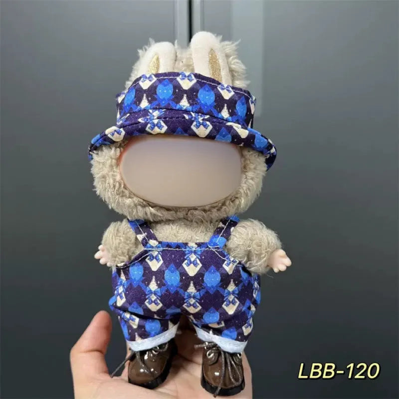 Plastic doll costume for 17cm vinyl figurines with LBB series style options