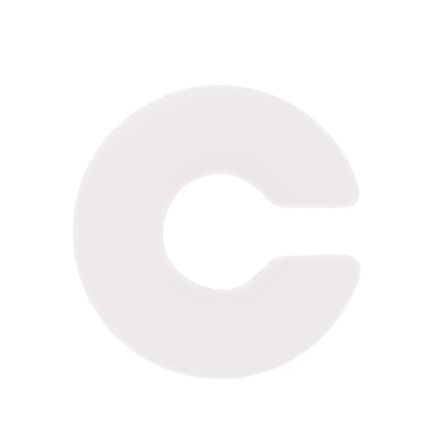 Matte finish geometric C-shaped clip-on earrings in candy colours for women without pierced ears