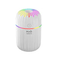 USB-powered mini car humidifier with animal design in green, pink or white colours